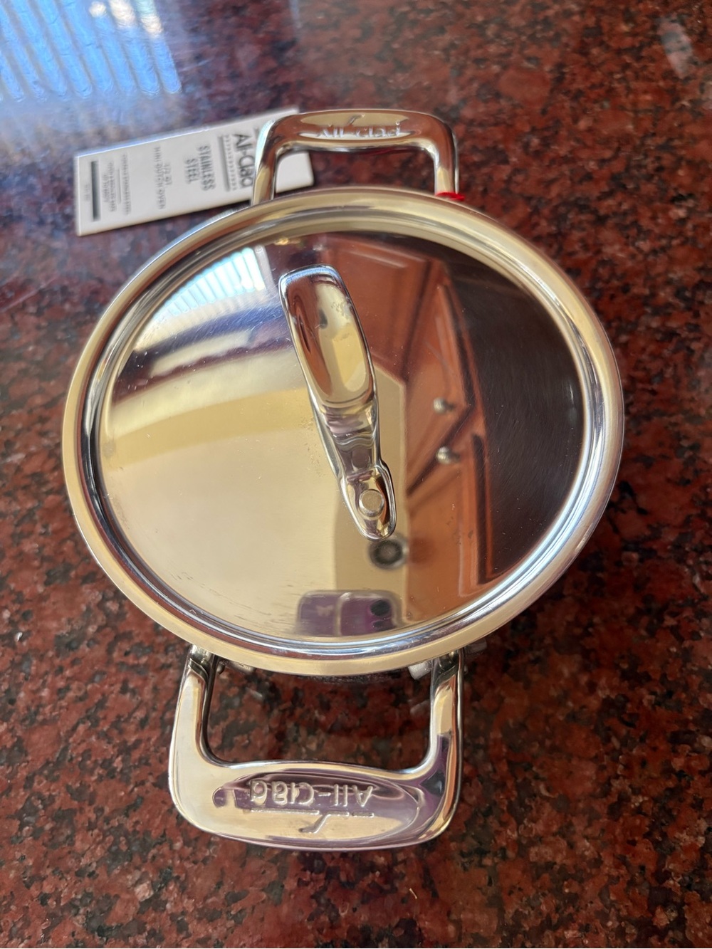 NWT All-Clad Stainless Steel Mini Dutch Oven Pot with Lid